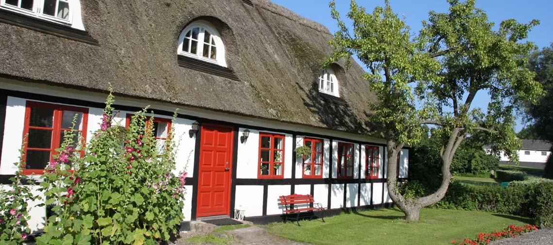Half-timbered house in Denmark