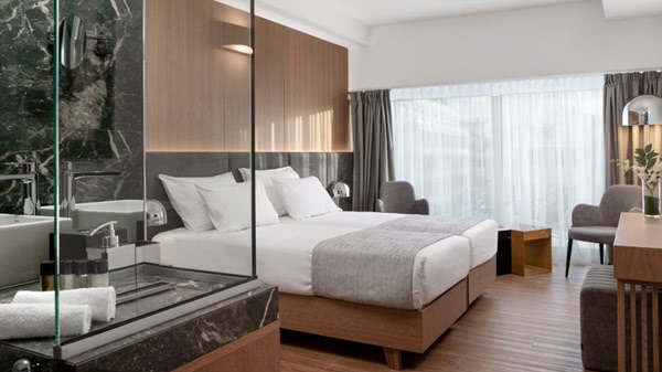 Doppelzmmer des Hotels Elia Ermou in Athen