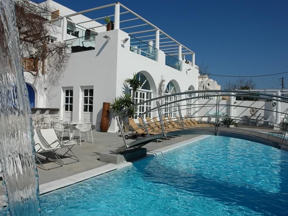 Exterior view of hotel and outside pool