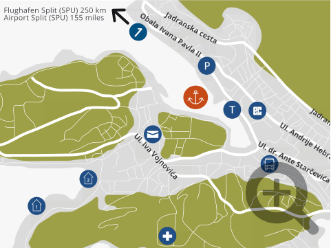 Citymap of Dubrovnik